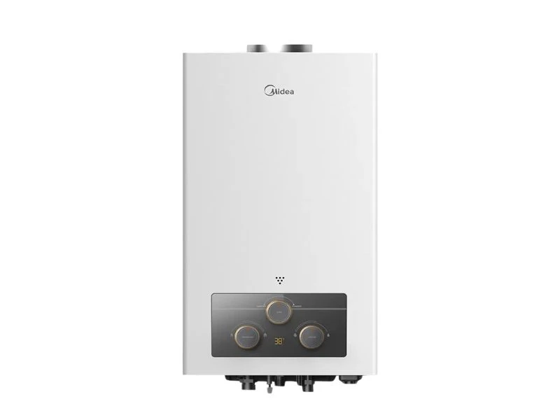 MIDEA WATER HEATER GAS 6L WHITE BLACK | eci.id by Electronic City