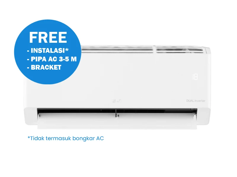 LG AC SPLIT 1/2 PK INVERTER WHITE | eci.id by Electronic City