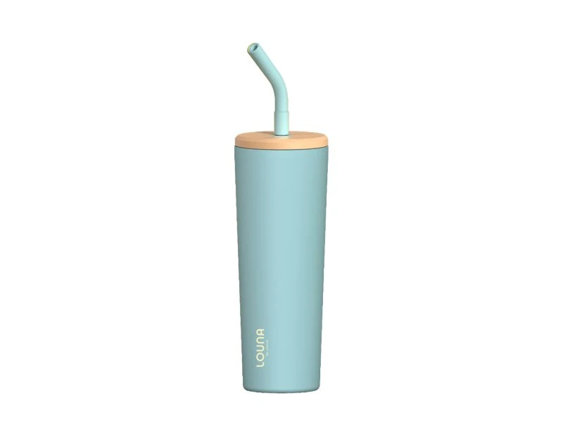 LOUNA HANDLE TALL TMBLER LAGOON BLUE