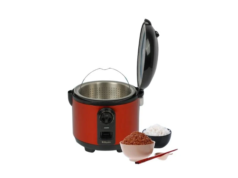 MIYAKO RICE COOKER 1,8 L RED BLACK | eci.id by Electronic City