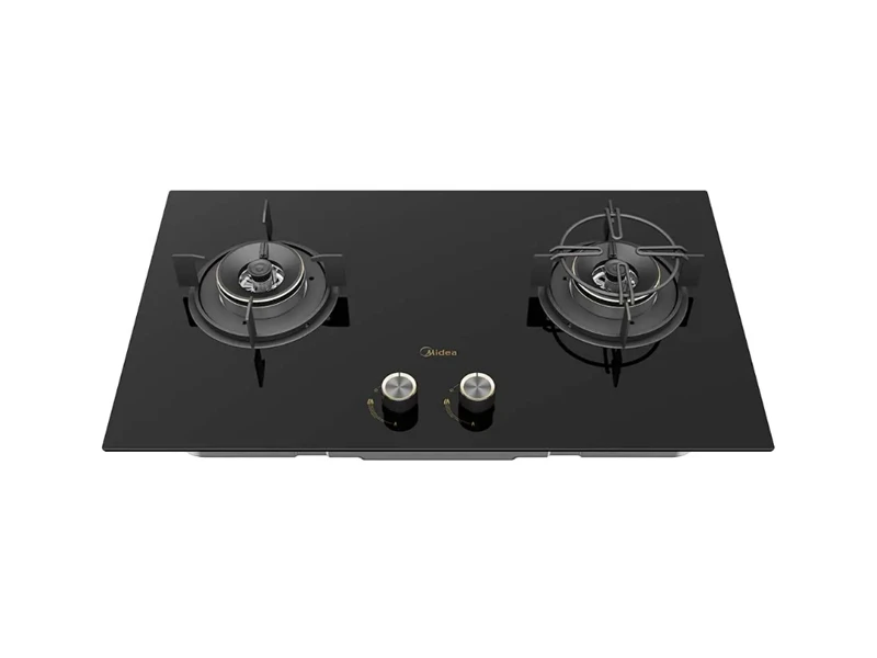 MIDEA BUILT IN HOB GAS 2 BURNER BLACK