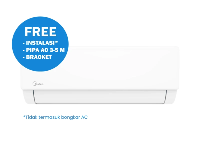 MIDEA AC SPLIT 1/2 PK STANDARD WHITE | eci.id by Electronic City