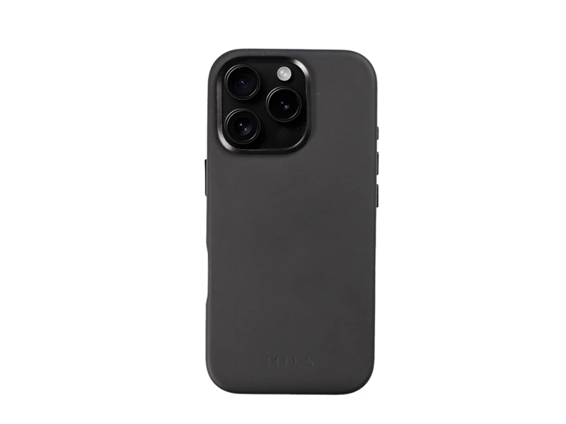 MILS BESPOKE NAPPA LEATHER CASE IPHONE 16 PRO MAX BLACK