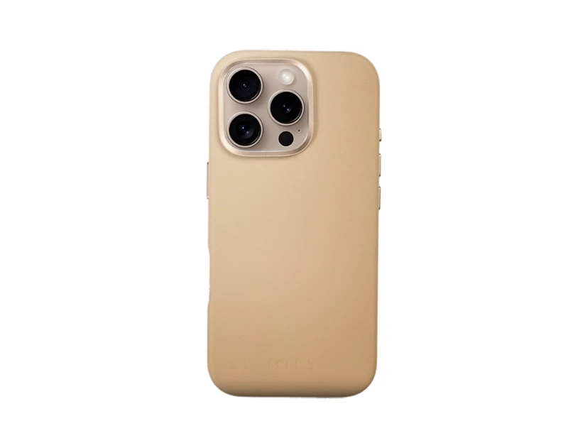 MILS BESPOKE NAPPA LEATHER CASE IPHONE 16 PRO MAX CREAM