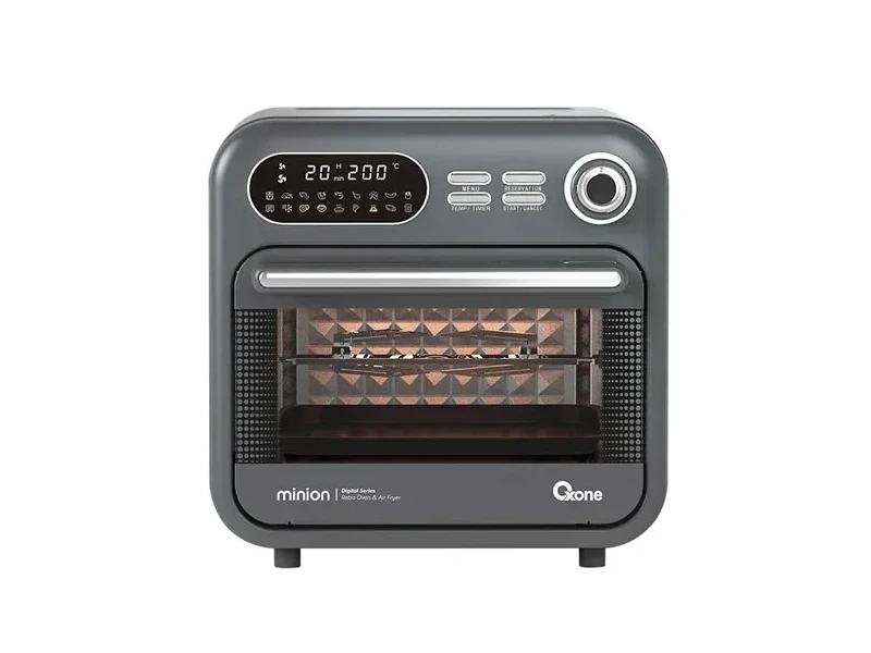 OXONE RETRO OVEN AIR FRYER DIGITAL GREY | eci.id by Electronic City