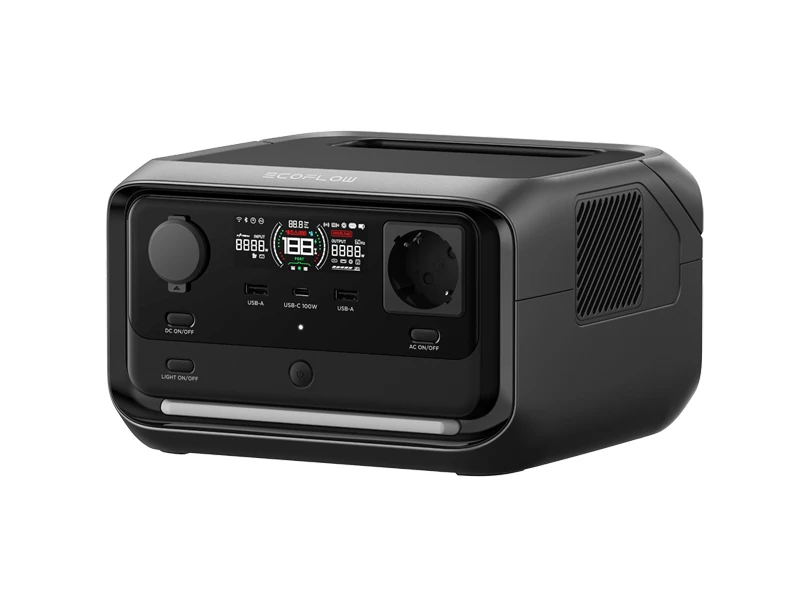 ECOFLOW PORTABLE POWER 600W INV BLACK | eci.id by Electronic City
