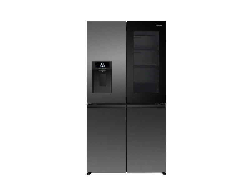 HISENSE REFRIGERATOR MULTIDOOR 664 L BLACK | eci.id by Electronic City
