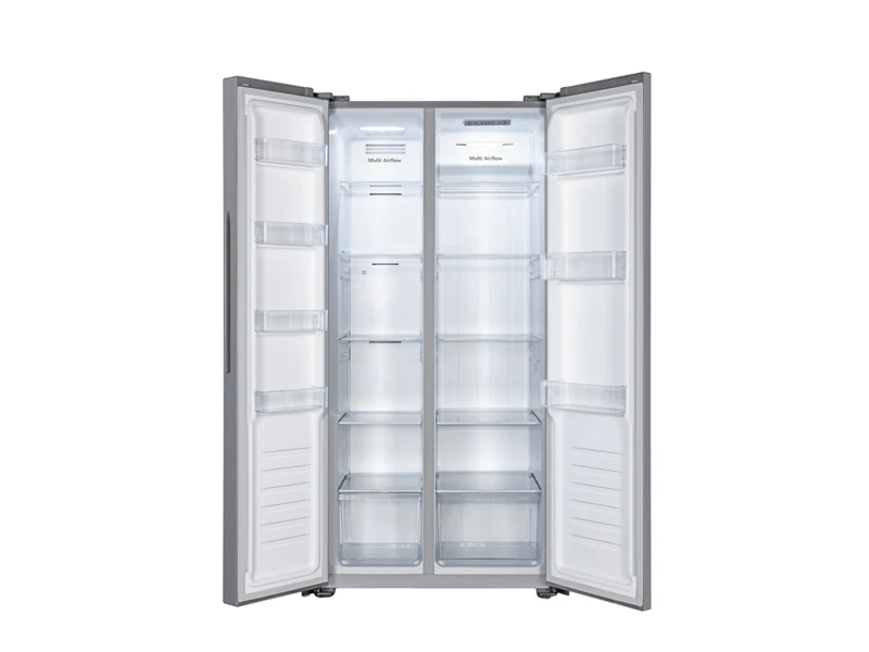 HISENSE REFRIGERATOR SIDE BY SIDE 468L GREY | eci.id by Electronic City