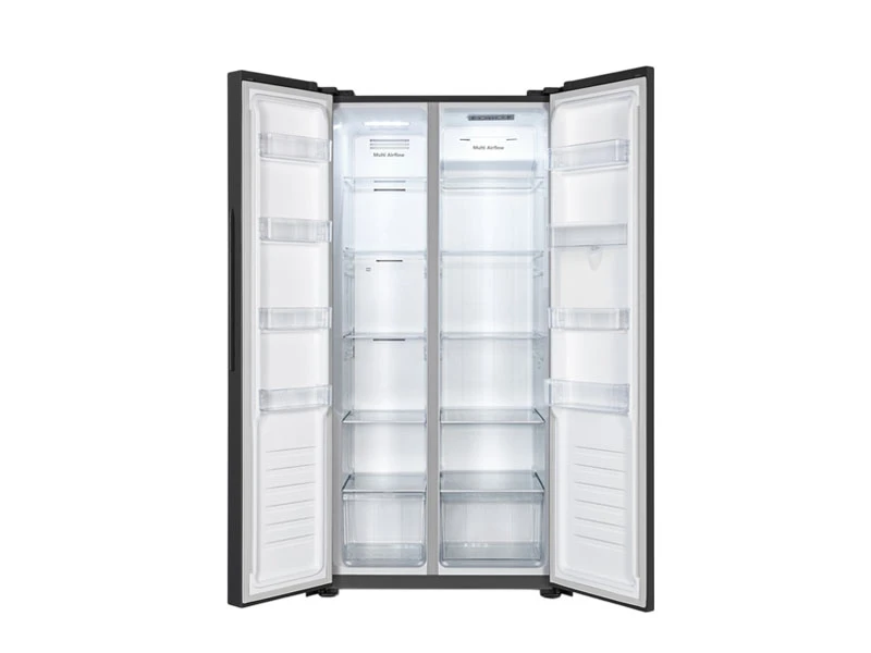 HISENSE REFRIGERATOR SIDE BY SIDE 468 L BLACK | eci.id by Electronic City