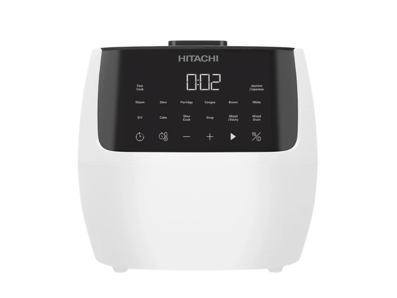 HITACHI DIGITAL RICE COOKER 1.8 L WHITE
