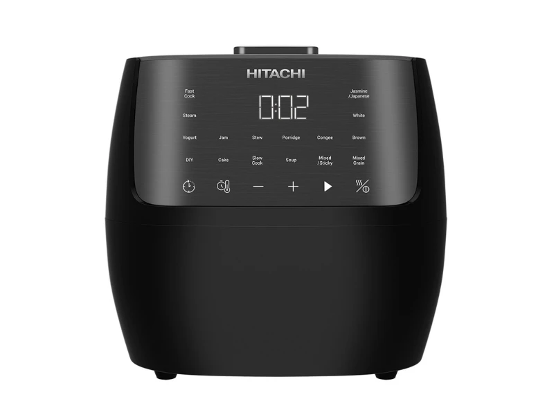 HITACHI DIGITAL RICE COOKER 1.8 L BLACK