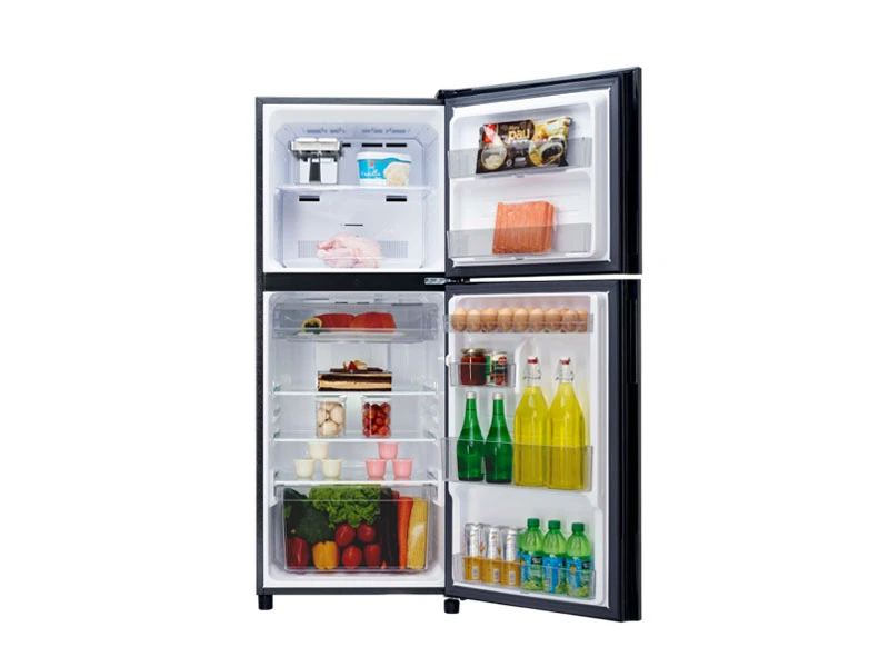 SHARP REFRIGERATOR 2 DOOR 205 L BLACK | eci.id by Electronic City
