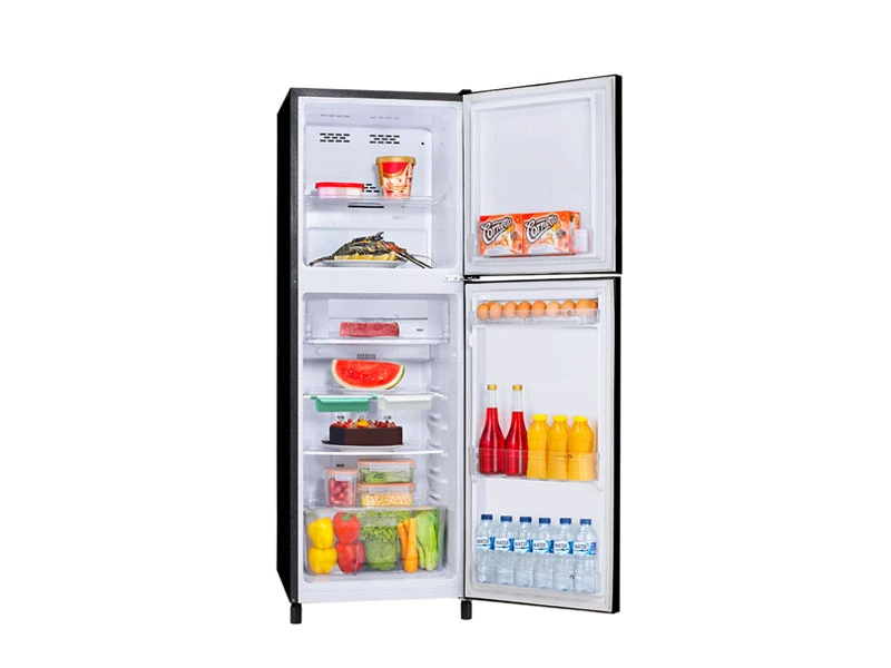SANKEN REFRIGERATOR 2 DOOR 230 L BLACK | eci.id by Electronic City