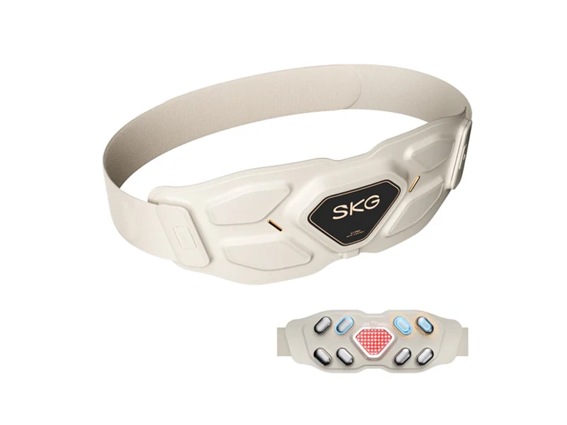 SKG W9 PRO ABDOMINAL FITNESS BELT WHITE