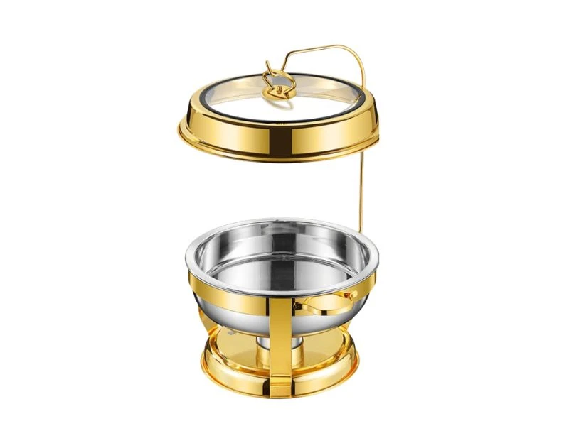 SILVANA CHAFING DISH GOLDEN COVER 9 LT | eci.id by Electronic City