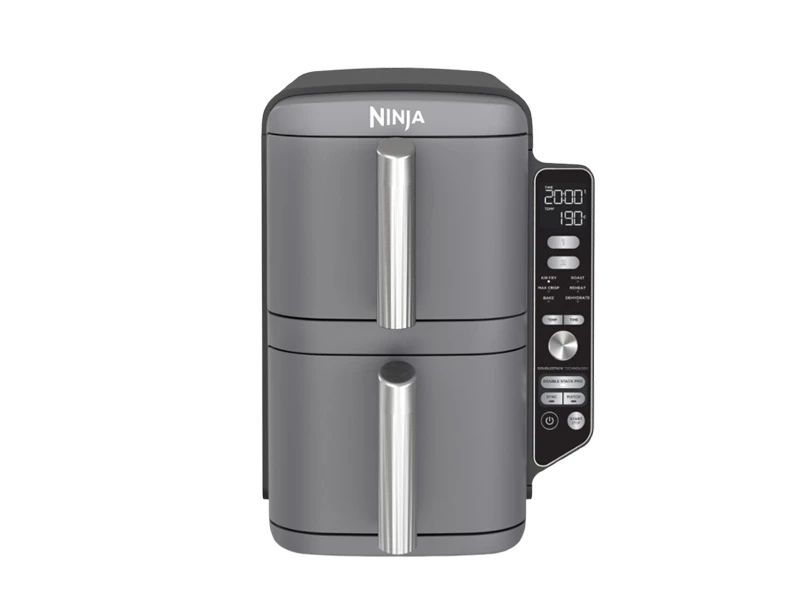 NINJA FOODI DOUBLE STACK AIR FRYER 9.5 L GREY | eci.id by Electronic City