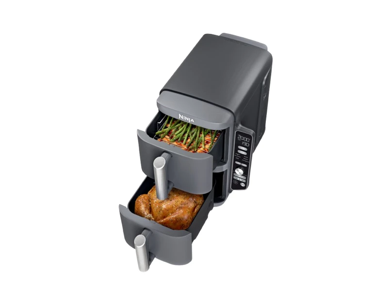NINJA FOODI DOUBLE STACK AIR FRYER 9.5 L GREY | eci.id by Electronic City