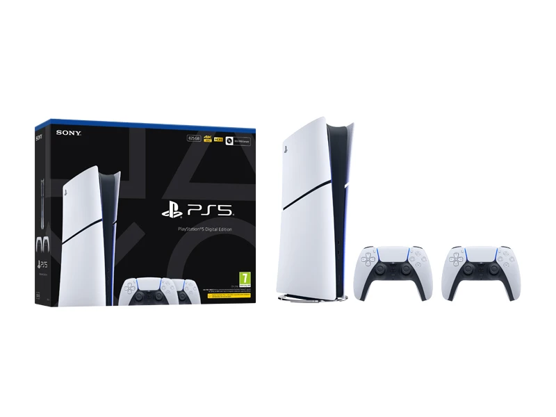 SONY PLAYSTATION 5 SLIM DUAL SENSE DIGITAL BLACK WHITE | eci.id by Electronic City