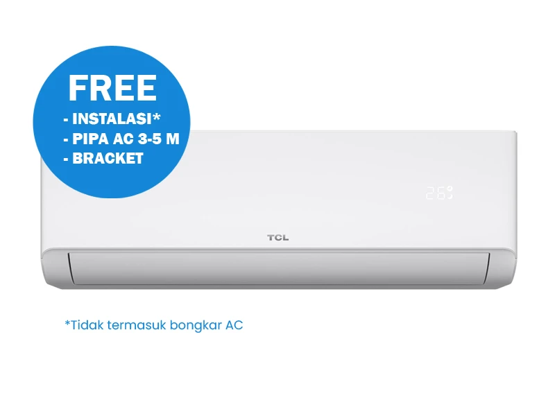 TCL AC SPLIT 2 PK INVERTER WHITE | eci.id by Electronic City