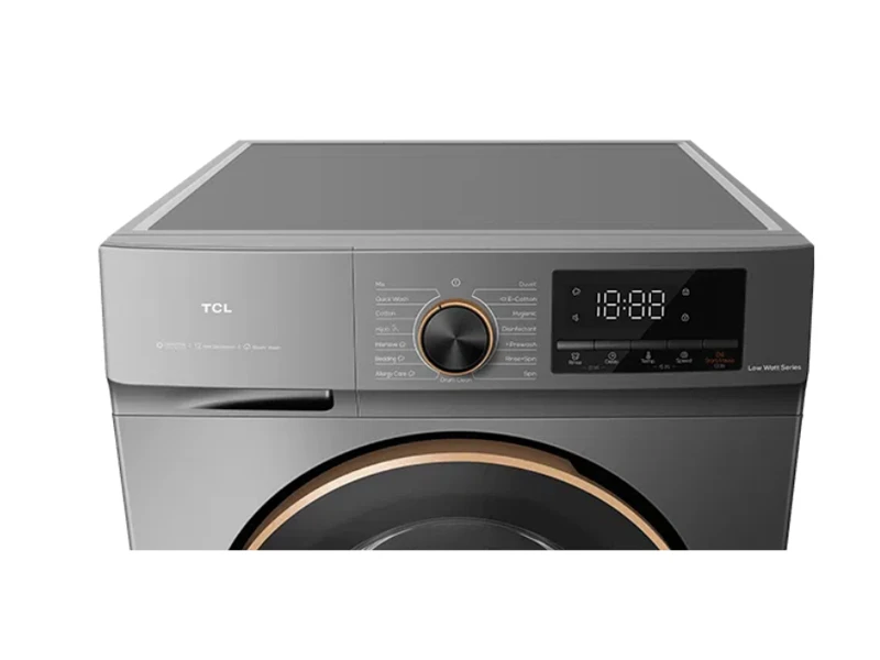 TCL WASHING MACHINE FRONT LOADING 8 KG GREY | eci.id by Electronic City