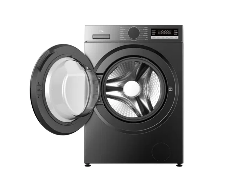 TCL WASHING MACHINE FRONT LOADING 8 KG GREY | eci.id by Electronic City