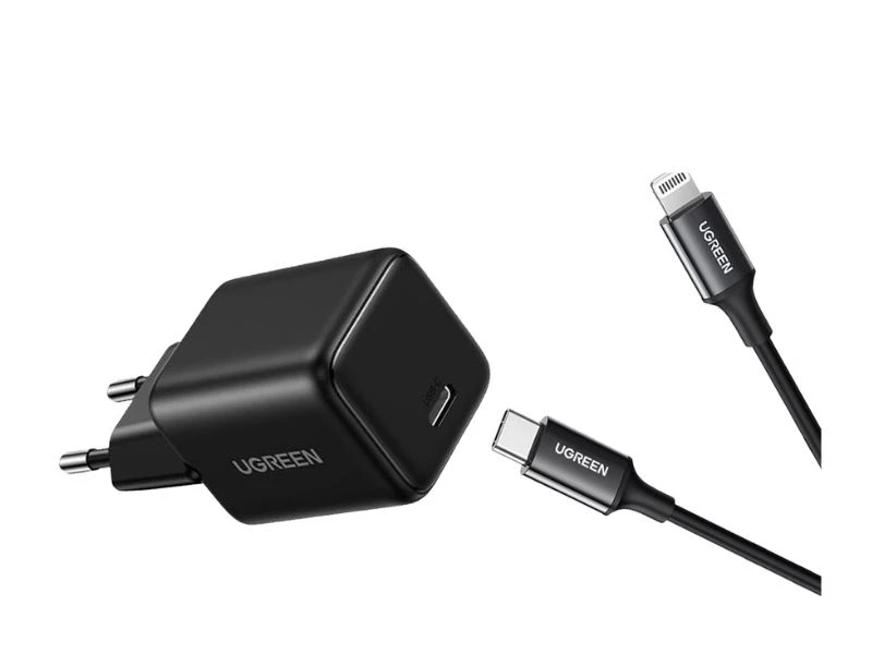 UGREEN CHARGER SET GAN 20W BLACK