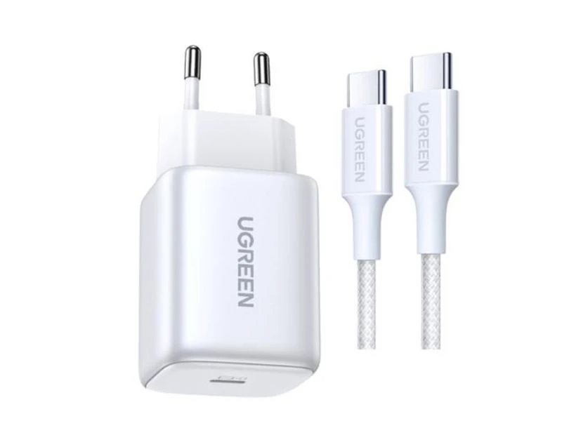 UGREEN CHARGER SET GAN 45W WHITE