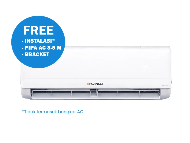 SANSUI AC SPLIT 2 PK INVERTER WHITE | eci.id by Electronic City